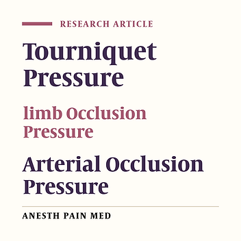 Minimal Inflation Tourniquet Pressure Using Induced Hypotension with Limb Occlusion Pressure Determination or Arterial Occlusion Pressure Estimation in Upper Limb Surgery: A Randomized Double-Blinded Comparative Study