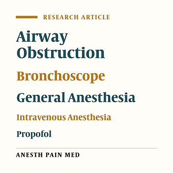 Analysis of Infusion Patterns of Propofol and Remifentanil During Rigid Bronchoscopy Under Total Intravenous Anesthesia