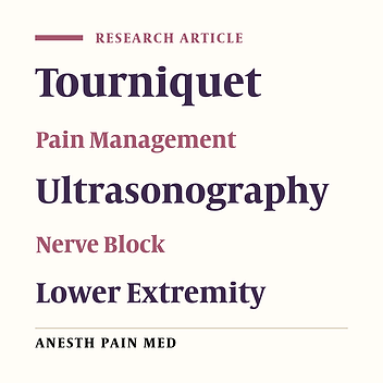 Comparison of the Combined Femoral and Lateral Femoral Cutaneous Nerve Block Plus Popliteal Block with Spinal Anesthesia for Thigh Tourniquet Pain During Foot or Ankle Surgery: A Randomized Clinical Trial