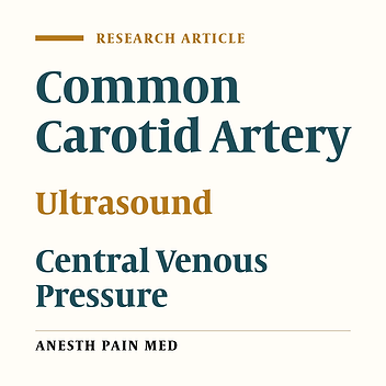 The Relation Between Common Carotid Artery Diameter and Central Venous Pressure for Assessment of Intravascular Fluid Status after Major Surgeries; an Observational Study