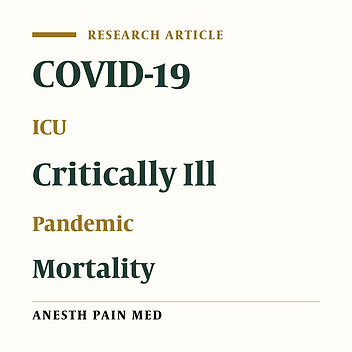 Clinical Characteristics of Critically Ill Patients Infected with COVID-19 in Rasoul Akram Hospital in Iran: A Single Center Study