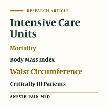 Impact of Body Mass Index on the Mortality of Critically Ill Patients Admitted to the Intensive Care Unit: An Observational Study