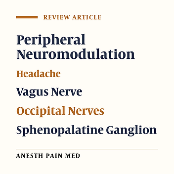 Peripheral Neuromodulation for the Management of Headache