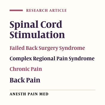Improved Pain Control with Combination Spinal Cord Stimulator Therapy Utilizing Sub-perception and Traditional Paresthesia Based Waveforms: A Pilot Study