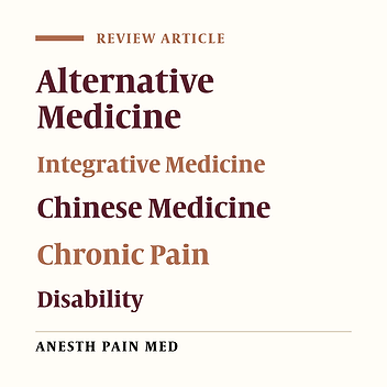 Efficacy of Dry Needling and Acupuncture in the Treatment of Neck Pain