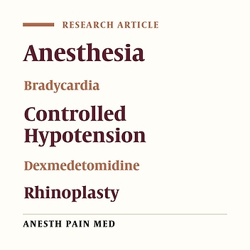 Effect of Different Loading Doses of Dexmedetomidine on Controlled Hypotension and the Incidence of Bradycardia During Rhinoplasty: A Clinical Trial