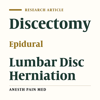 S1 Transforaminal Epidural Anesthesia in Percutaneous Transforaminal Endoscopic Discectomy: A Case-Series Study