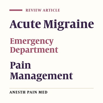 Non-opioid Intravenous Drugs for Pain Management in Patients Presenting with Acute Migraine Pain in the Emergency Department: A Comprehensive Literature Review
