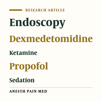 Comparison of the Effect of Adding Low-dose Ketamine to Dexmedetomidine and Propofol on the Quality of Sedation and Hemodynamic Response in Children During Upper Gastrointestinal Endoscopy: A Double-blind Randomized Clinical Trial