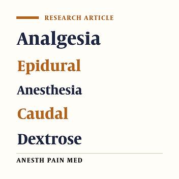 Short Term Analgesic Effects of 5% Dextrose Epidural Injections for Chronic Low Back Pain: A Randomized Controlled Trial