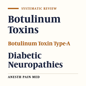 The Efficacy of Intradermal Injection of Botulinum Toxin Type-A on Painful Diabetic Neuropathy: A Systematic Review
