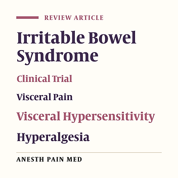 Pharmacological Approach for Managing Pain in Irritable Bowel Syndrome: A Review Article