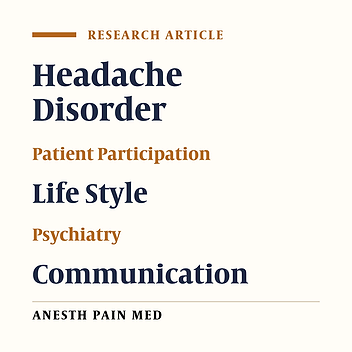 Management of Chronic Daily Headache and Psychiatric Co-Morbidities by Lifestyle Modification: Participatory Action Research Combining New Communication Media