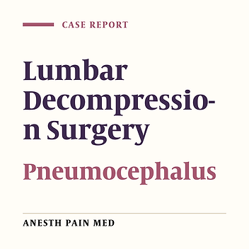 A Case Report on Pneumocephalus That Occurred Following an Epidural Ozone Injection During Percutaneous Lumbar Disc Decompression Surgery