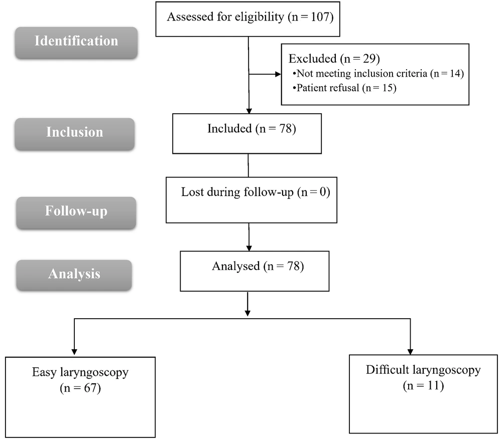 Flowchart of the enrolled patients Flowchart of the enrolled patients
