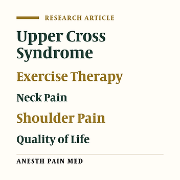 Isometric or Isotonic Exercises in Alleviating Chronic Neck and Shoulder Pain and Enhancing Quality of Life Among Computer Users with Upper Crossed Syndrome: A Randomized Controlled Trial