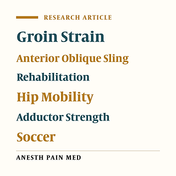 Does Anterior Oblique Sling Training Reduce Groin Pain and Enhance Hip Mobility, Adductor Strength, and Performance in Soccer Players with Groin Strain?