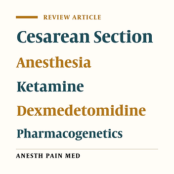 The Use of Ketamine and Dexmedetomidine in Cesarean Section: A Narrative Review of Clinical Applications and Safety Considerations