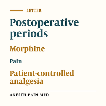 Efficacy of Additives to Morphine Pumps in Post-Operative Pain Control of Addicted Patients