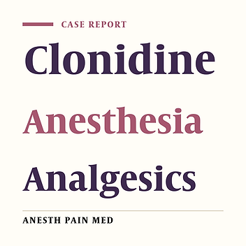 Clonidine: An Old Friend Newly Rediscovered