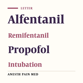 Tracheal Intubation Without the Use of Neuromuscular Blocking Agents