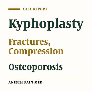 Management of Painful Vertebral Compression Fracture With Kyphoplasty in a Sever Cardio-Respiratory Compromised Patient