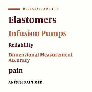 The flow Rate Accuracy of Elastomeric Infusion Pumps After Repeated Filling