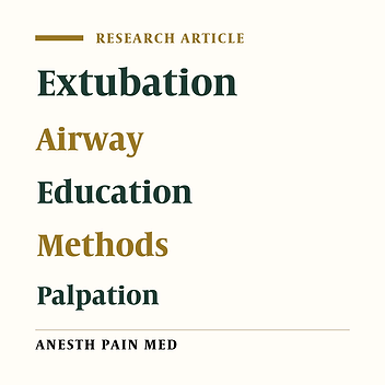 Endotracheal Tube Cuff Pressure Assessment: Education May Improve but not Guarantee the Safety of Palpation Technique