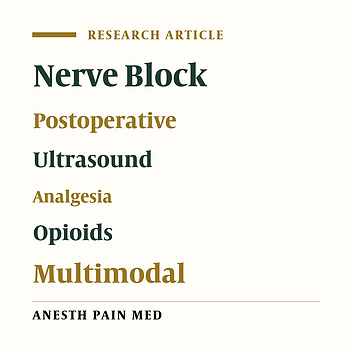 Reducing Postoperative Opioid Consumption by Adding an Ultrasound-Guided Rectus Sheath Block to Multimodal Analgesia for Abdominal Cancer Surgery With Midline Incision