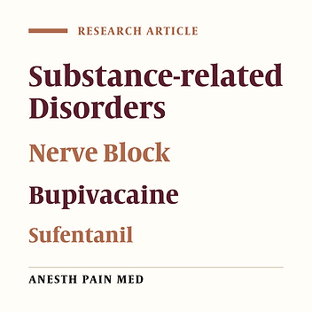 The Effect of Adding Sufentanil to 0.5% Hyperbaric Bupivacaine on Duration of Brachial Plexus Blockade in Chronic Opium Abusers: a Randomized Clinical Trial