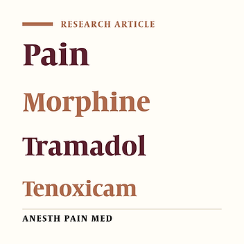 The Analgesic Effects of Morphine and Tramadol Added to Intra-articular Levobupivacaine-Tenoxicam Combination for Arthroscopic Knee Surgery on Postoperative Pain; a Randomized Clinical Trial