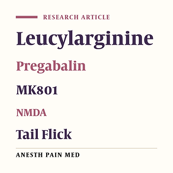 The Role of NMDARs Ligands on Antinociceptive Effects of Pregabalin in the Tail Flick Test