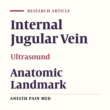 Central Venous Cannulation of the Internal Jugular Vein Using Ultrasound-Guided and Anatomical Landmark Techniques