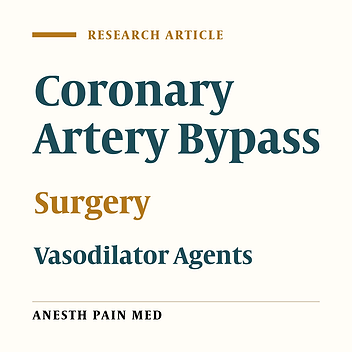 Effects of Angiotensin Converting Enzyme Inhibitors Before, During and After Coronary Artery Bypass Graft Surgery on Hemodynamic Responses and Vasoactive Drugs Requirement
