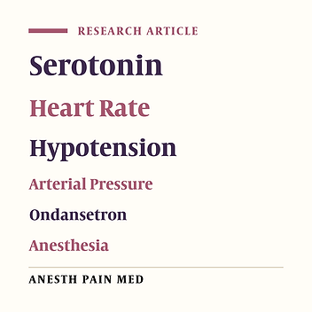 Comparing Two Different Doses of Intravenous Ondansetron With Placebo on Attenuation of Spinal-induced Hypotension and Shivering