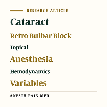 Comparing the Effect of Topical Anesthesia and Retrobulbar Block With Intravenous Sedation on Hemodynamic Changes and Satisfaction in Patients Undergoing Cataract Surgery (Phaco Method)