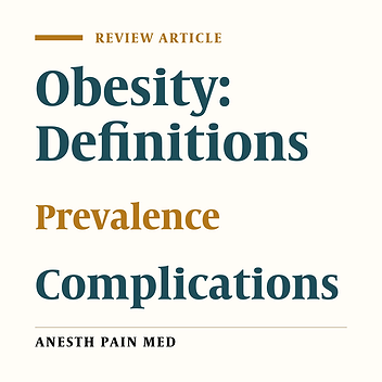Anesthetic Considerations in Patients Undergoing Bariatric Surgery: A Review Article
