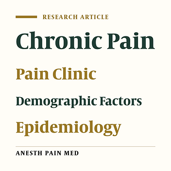 A Comparison of the Sociodemographic and Clinical Characteristics of Patients Referring to a Pain Clinic with Subacute and Chronic Pain