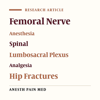 Comparison of Combined Femoral Nerve Block and Spinal Anesthesia With Lumbar Plexus Block for Postoperative Analgesia in Intertrochanteric Fracture Surgery