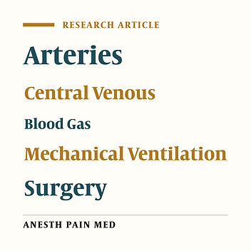 The Relationship between Arterial and Central Venous Blood Gases Values in Patients Undergoing Mechanical Ventilation after Cardiac Surgery