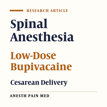 How Low Can We Go? A Double-Blinded Randomized Controlled Trial to Compare Bupivacaine 5 mg and Bupivacaine 7.5 mg for Spinal Anesthesia in Cesarean Delivery in Indonesian Population
