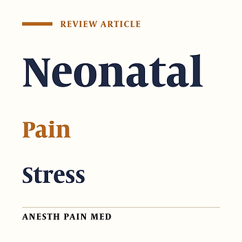 Pain in Neonates: A Concept Analysis