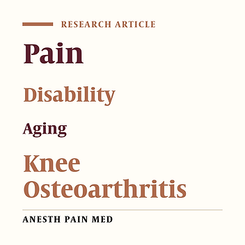 Effect of Self-Management Program on Pain and Disability Index in Elderly Men with Osteoarthritis