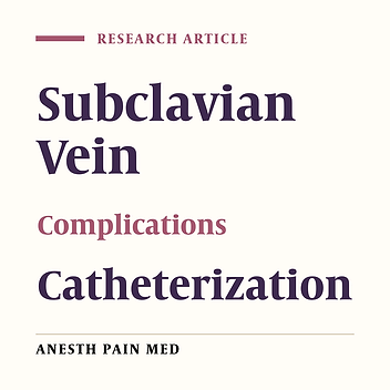 Influence of Cannulation Point on Infraclavicular Subclavian Vein Catheterization: A Clinical Trial