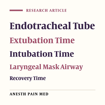 Evaluation of Flexible Laryngeal Mask Airway® in Tongue Trauma Repair: A Randomized Trial