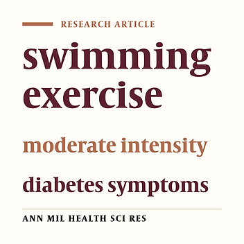 Effect of Moderate Swimming Exercise on Hyperglycaemia, Polyphagia, Polydipsia and Weight Loss in Streptozotocin-Induced Diabetic Rats