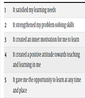 The Level of Satisfaction with Blended Learning via the Flipped Classroom Approach in the Epidemiology Course Among Nursing Students
