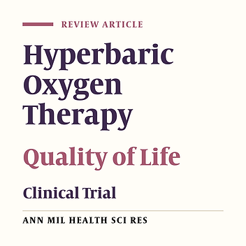 Hyperbaric Oxygen Therapy and Quality of Life: A Systematic Review