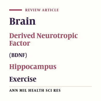 Molecular Structure and Response of the Brain-Derived Neurotropic Factor (BDNF) to Exercise