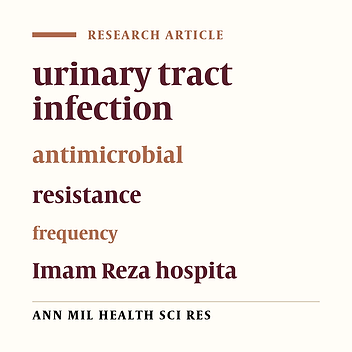 Frequency and antimicrobial resistance pattern of pathogens implicated in urinary tract infection at a hospital in Tehran